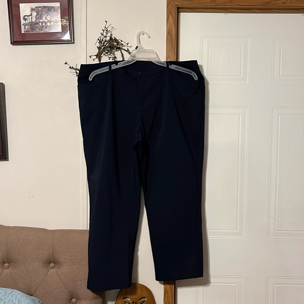 C J Banks dress slacks navy blue size 20w
